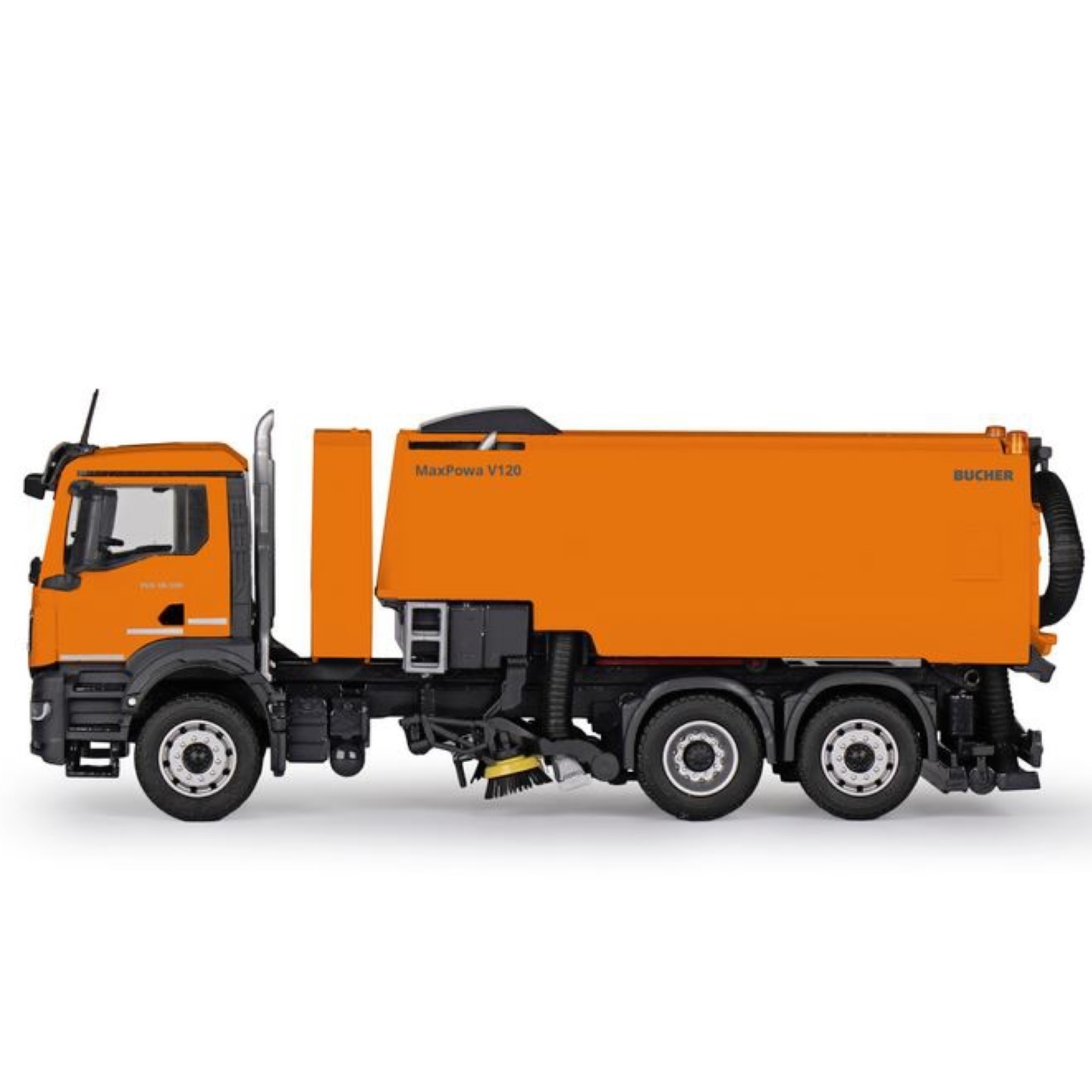 81257-01 - Conrad - MAN TGS NN Bucher MaxPowa V120 truck mounted sweeper -