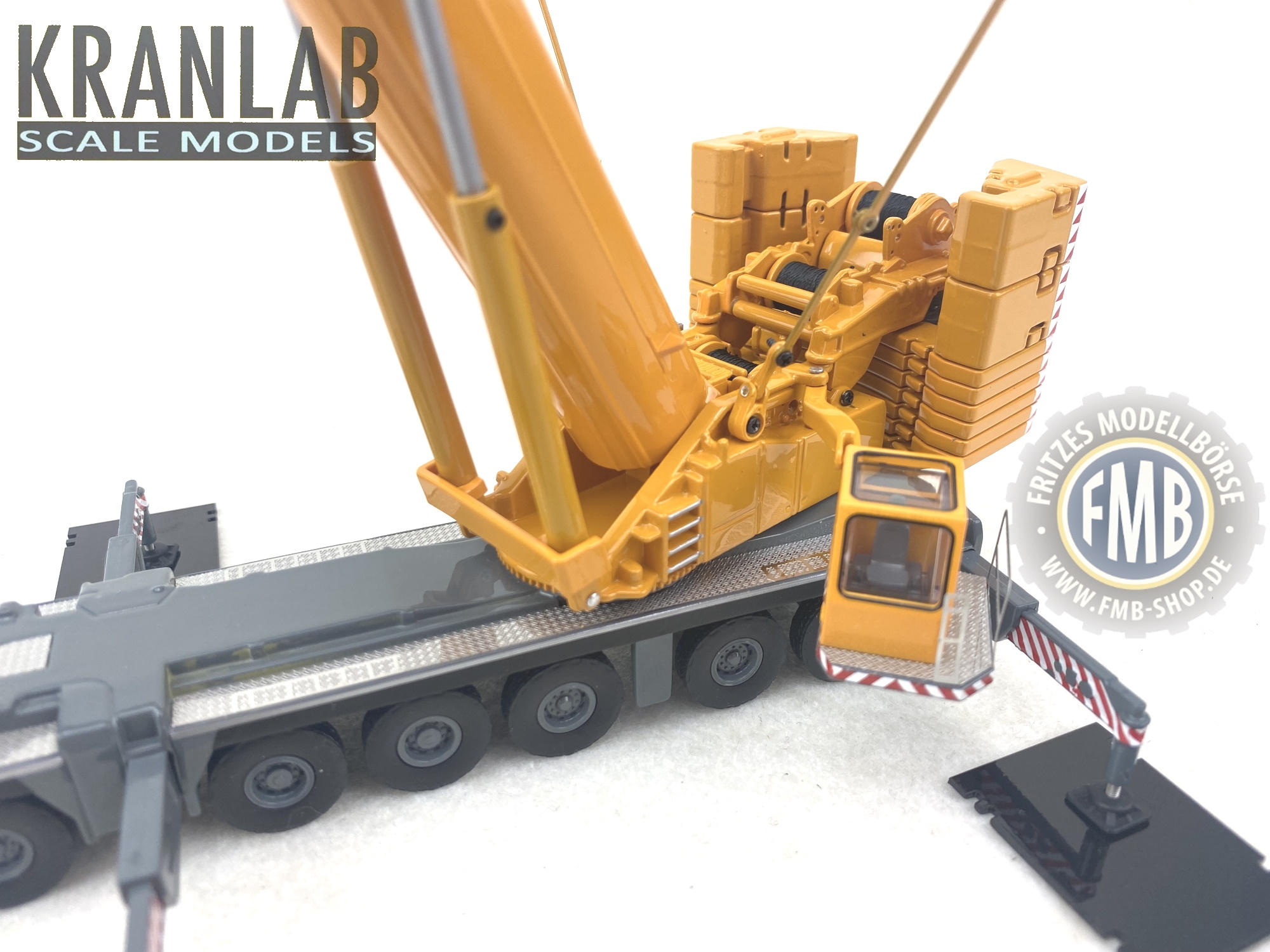 KR5003 - Kranlab - Liebherr LTM 1500-8.1 Mobilkran, gelb