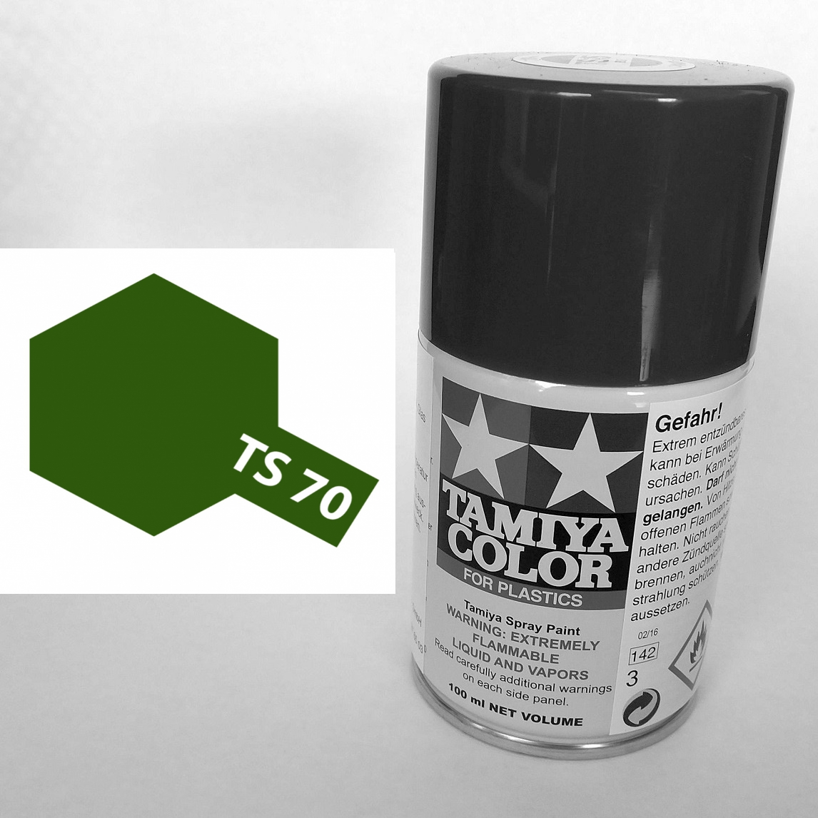 85070 - Tamiya - brown olive matt 100ml , spray paint TS-70