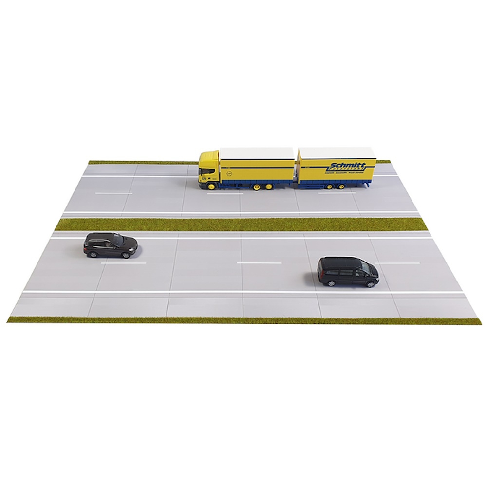 8701 - A4 Streets - Autobahn, 2-spurig  (1 Platte A3= 42x29,7cm)