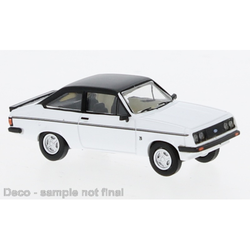 870722 - PCX87 - Ford Escort RS 2000 Mk. II `1977, white / matt black