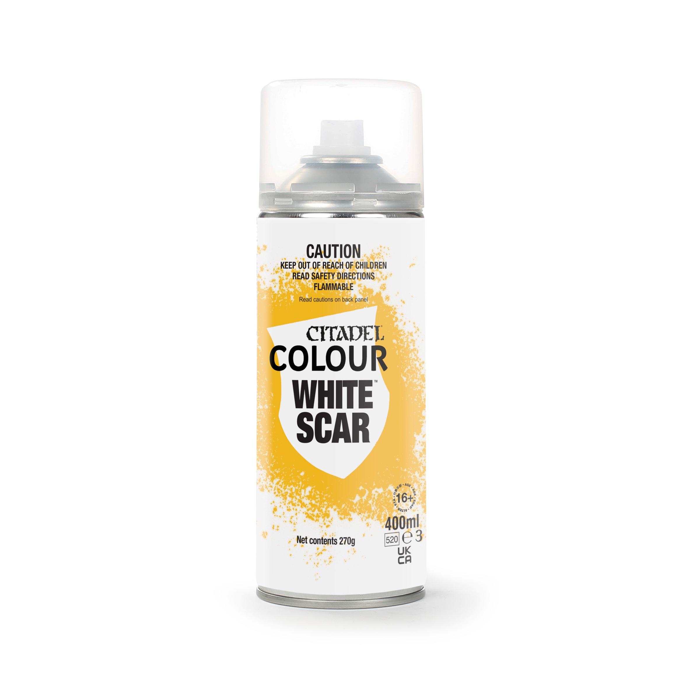 62-36 - CITADEL -  SPRAYS - WHITE SCAR 400ml PRIMER - Grundierung weiß