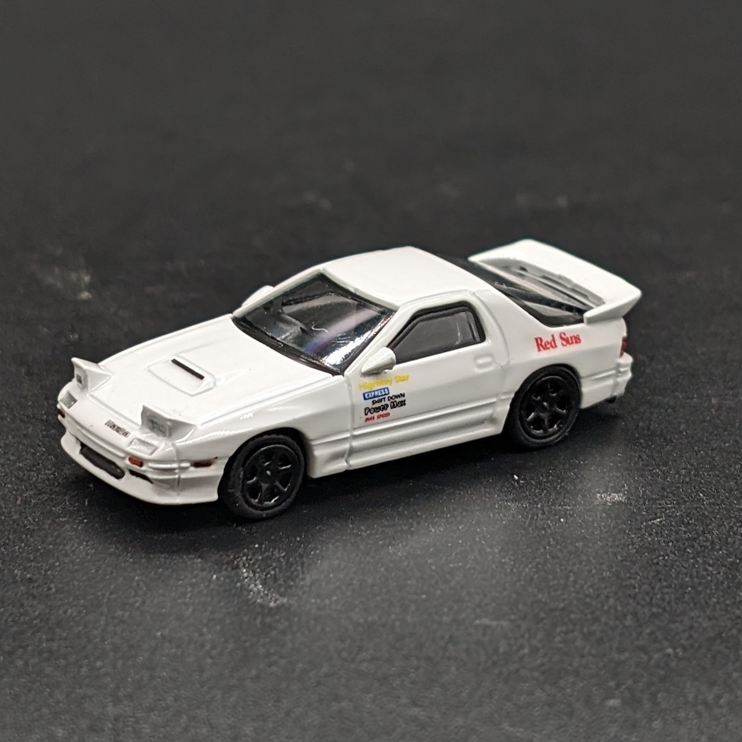 61187 - Lang Feng - Mazda RX7 (FC3S), white with black rims