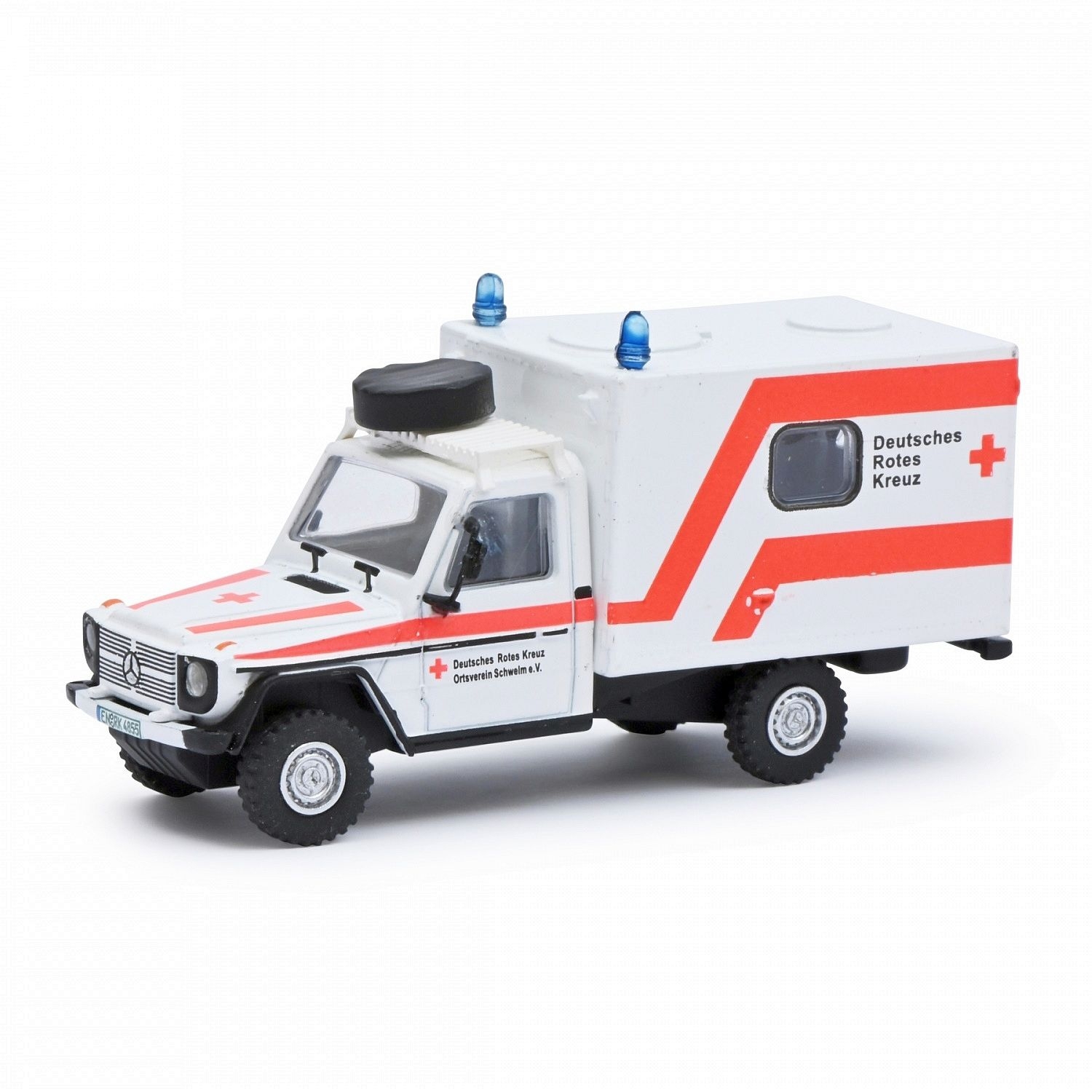 452668600 - Schuco - Mercedes-Benz G-Modell ambulance "DRK Schwelm"