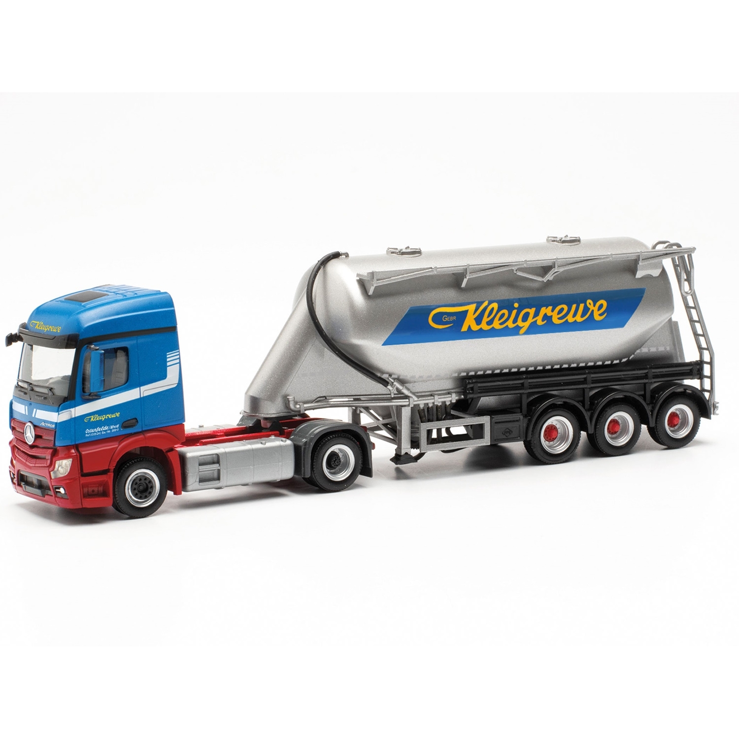 316132 - Herpa - Mercedes-Benz Actros StreamSpace 2,3 with bulk silo trailer "Kleigrewe"