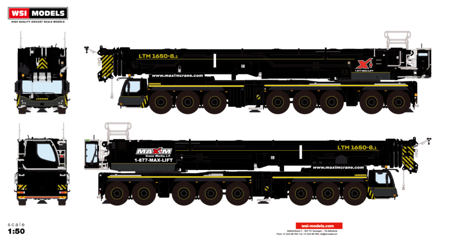 51-2140 - WSI - Liebherr LTM 1650-8.1 Mobilkran - Maxim Crane Works L.P. - USA -