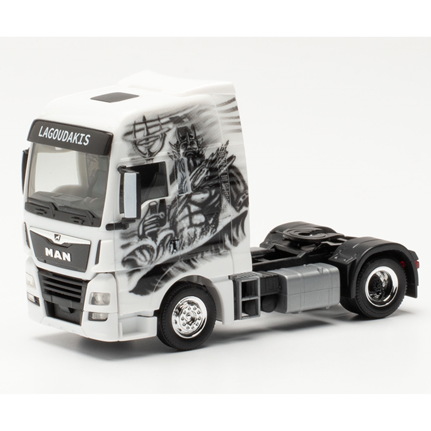 314480 - Herpa - MAN TGX XXL truck tractor "Lagoudakis II / Poseidon"