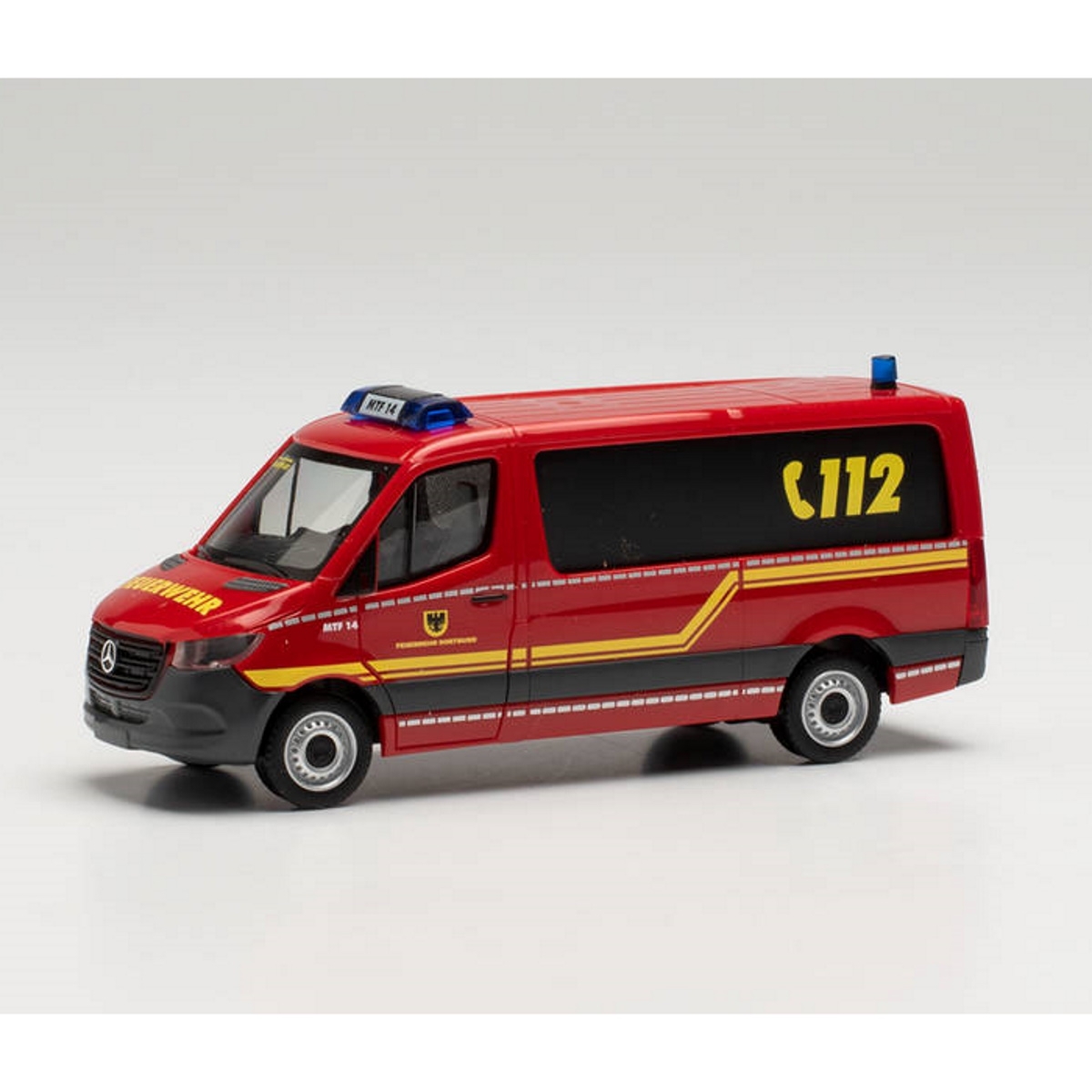 949583 - Herpa - Mercedes-Benz Sprinter `18 Bus squad car "Feuerwehr Dortmund"