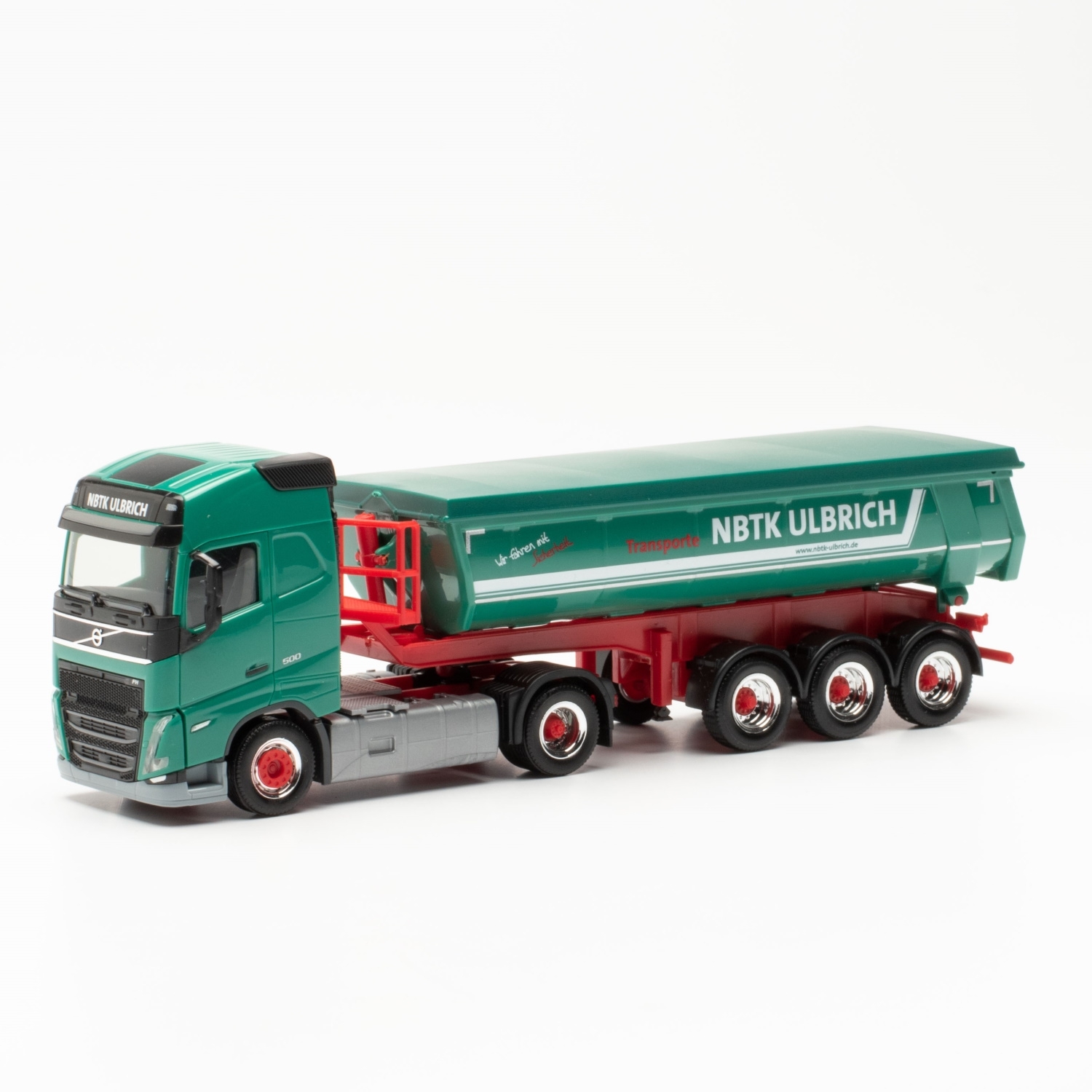 949637 - Herpa - Volvo FH5 Globetrotter 4x2 Thermomulden-Sattelzug "NBTK Ulbrich"