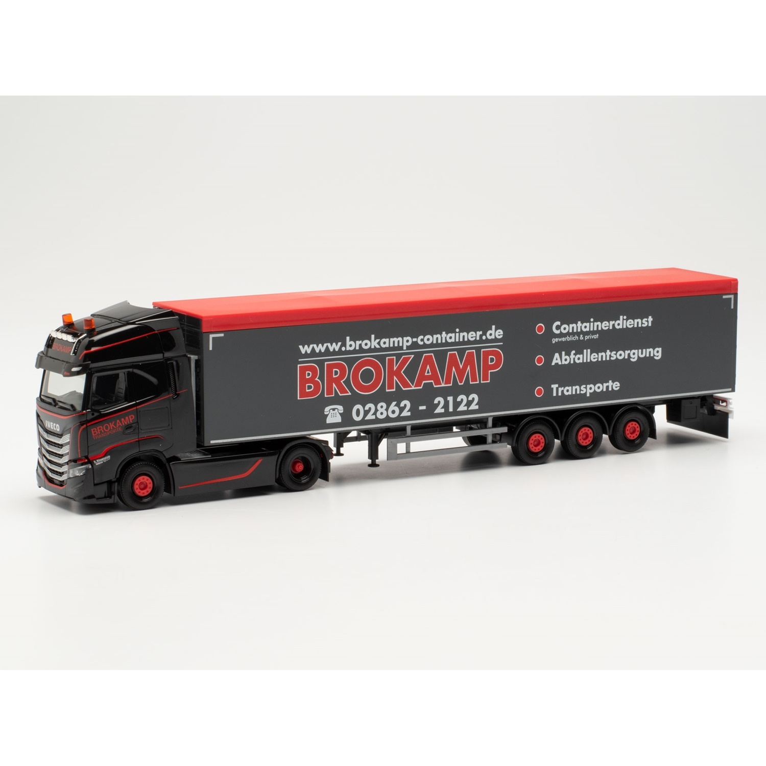 315333 - Herpa - Iveco S-Way Schubbodenauflieger - Brokamp