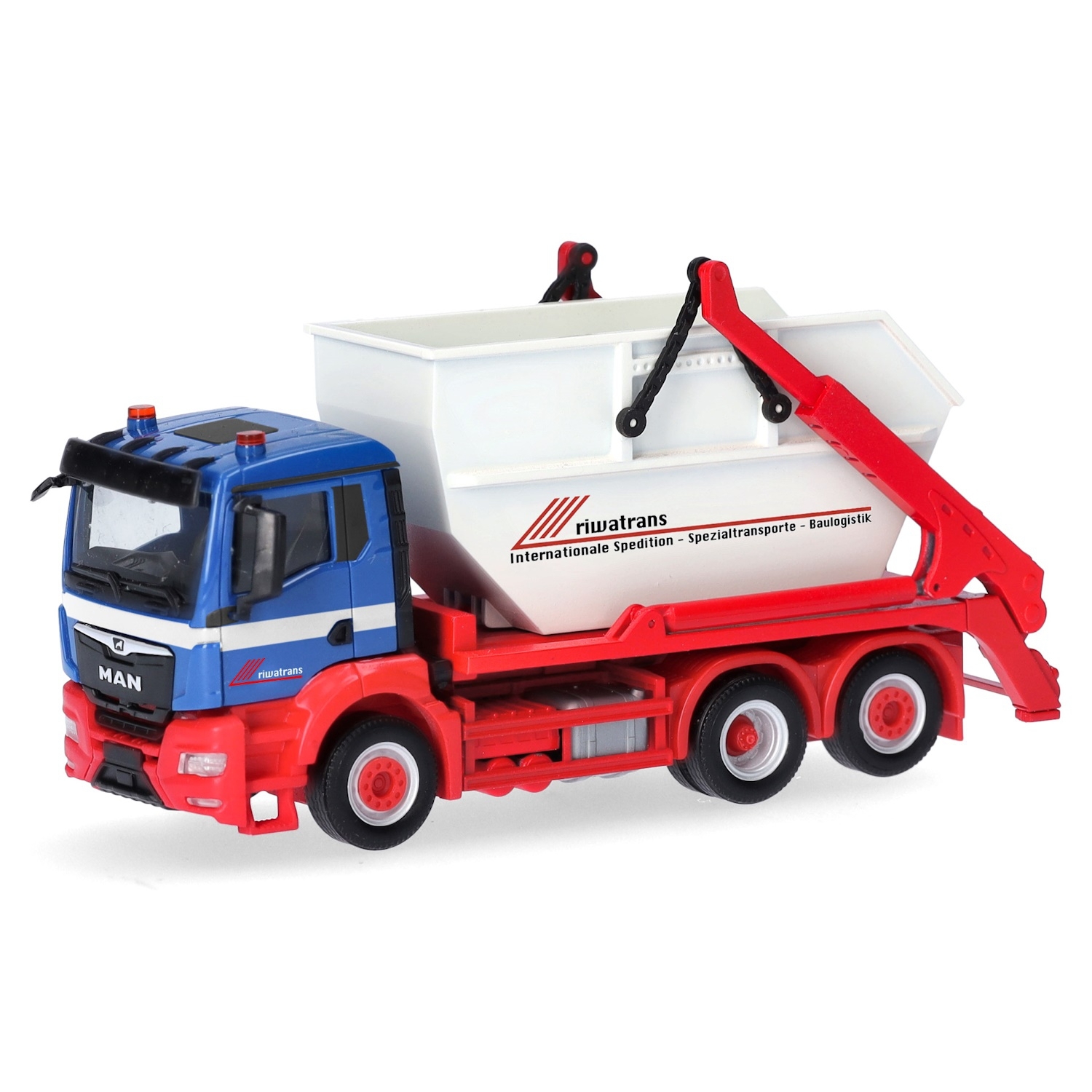 956598 - Herpa - MAN TGS NN Meiller AK16 skip tipper 3axle "Riwatrans"