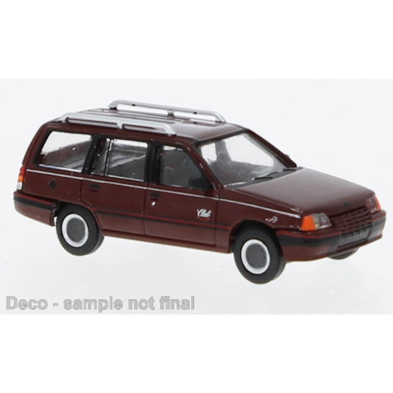 870499 - PCX87 - Opel Kadett E Caravan `1989 "Club Special" dark red metallic