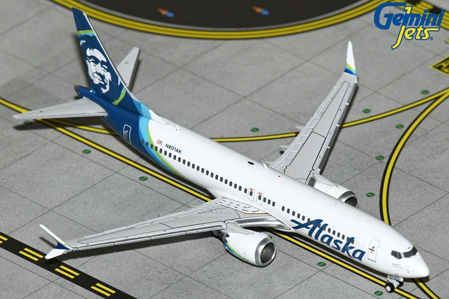 GJASA2273 - Gemini Jets - Alaska Airlines Boeing 737 MAX 8 - N801AK -