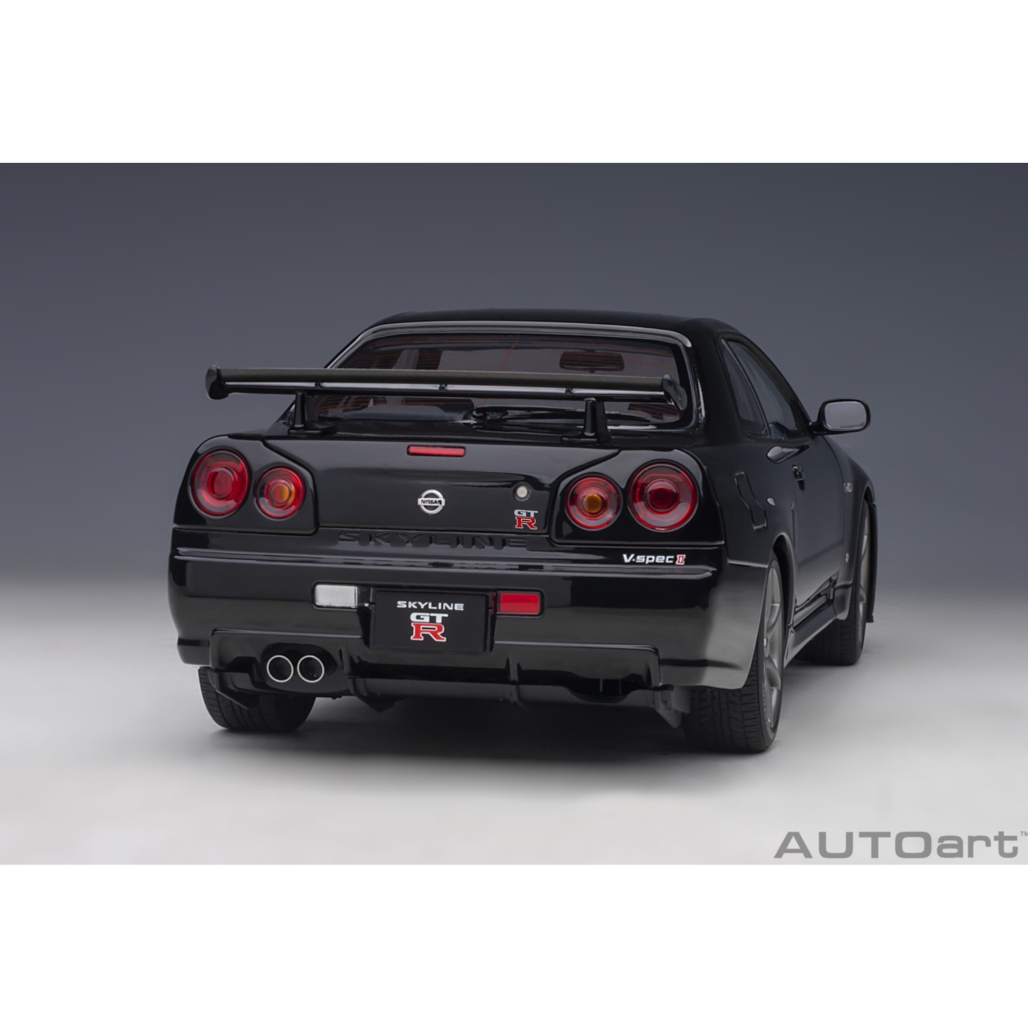 73407 - Autoart - Nissan Skyline GT-R (R34) V-spec II, schwarz metallic