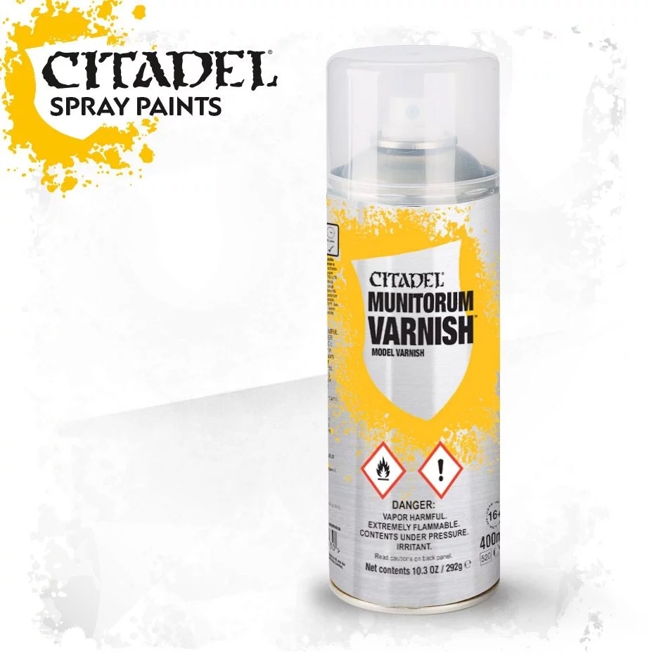 62-03 - CITADEL -  SPRAYS Munitorum Varnish 400ml