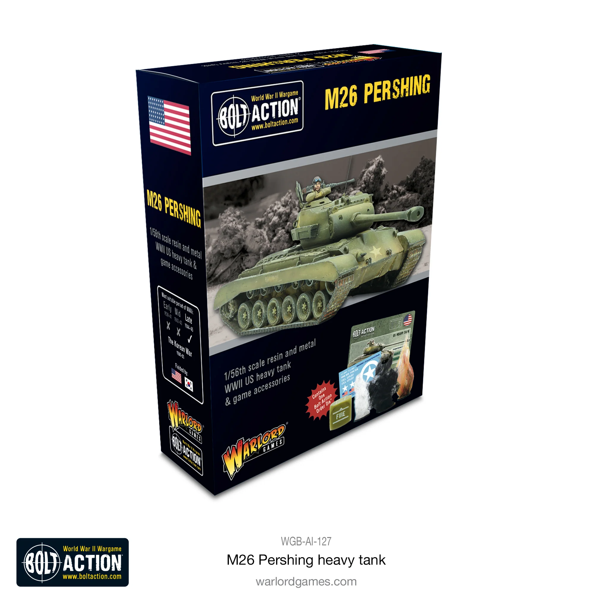 WGB-AI-127 - Bolt Action - US - M26 Pershing heavy tank - Schwerer Kampfpanzer