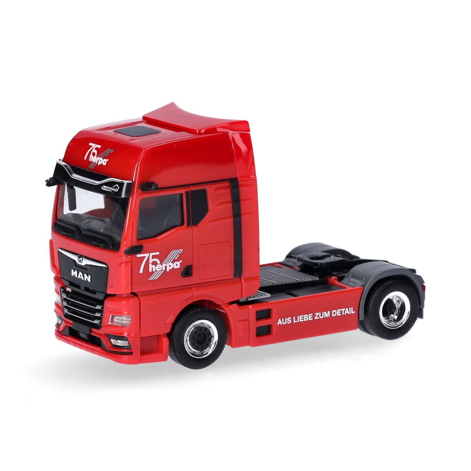 956994 - Herpa - MAN eTGX GX truck tractor "75 years Herpa"