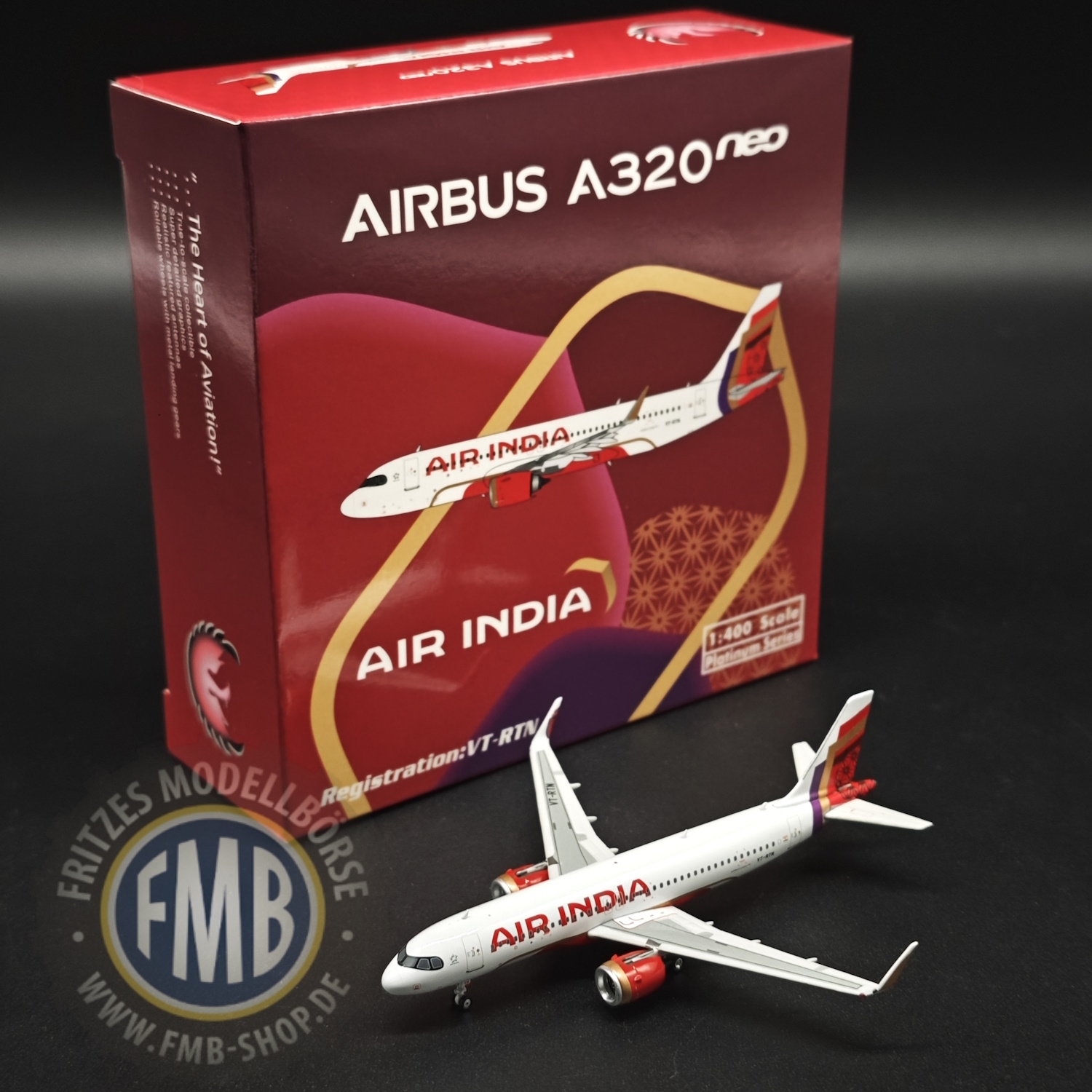 11907 - Phoenix Models - Air India Airbus A320neo - VT-RTN -