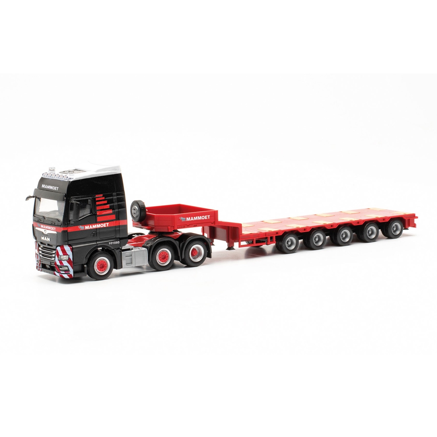 316934 - Herpa - MAN TGX GX 6x2 with 5axle semi low loeder "Mammoet" NL