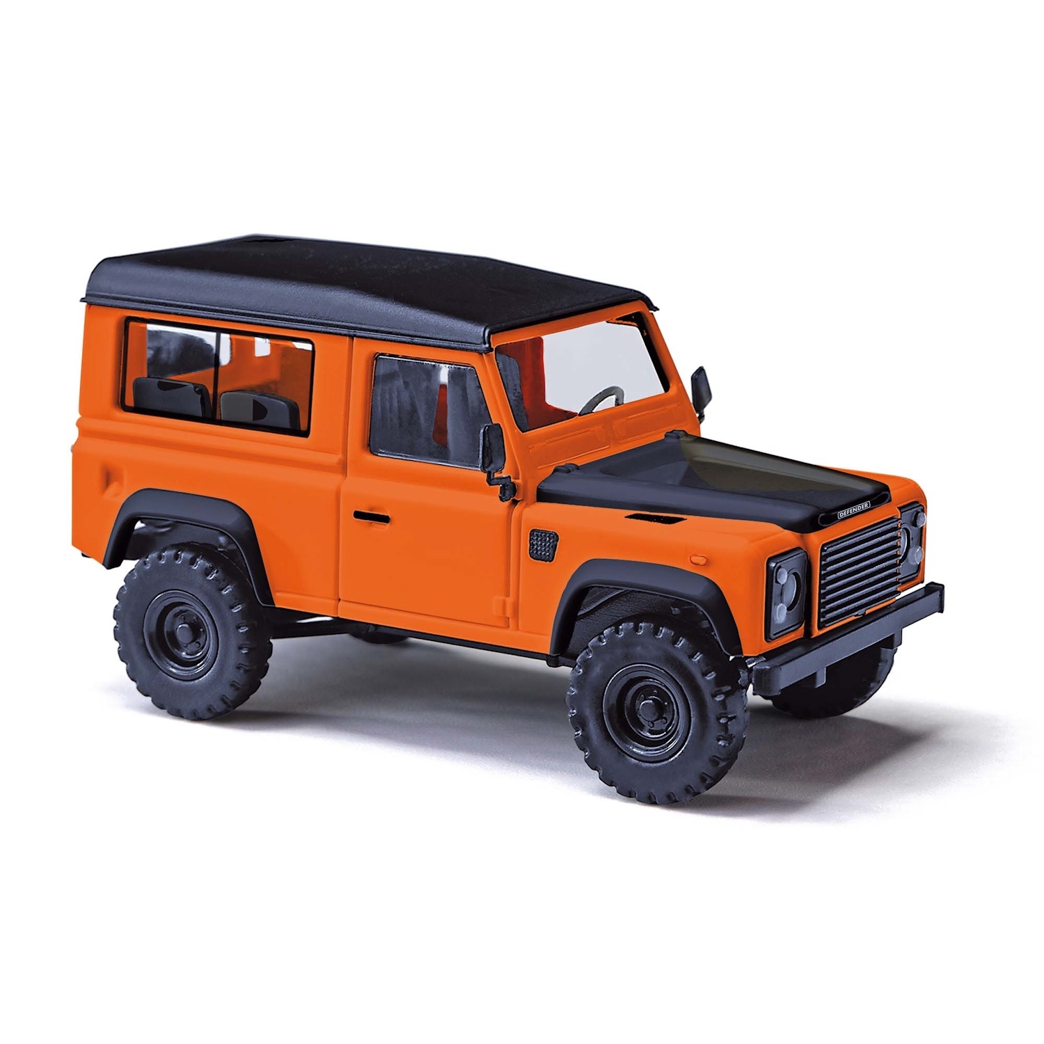 54309 - Busch - Land Rover Defender 90 `83 "Last Edition" orange/black