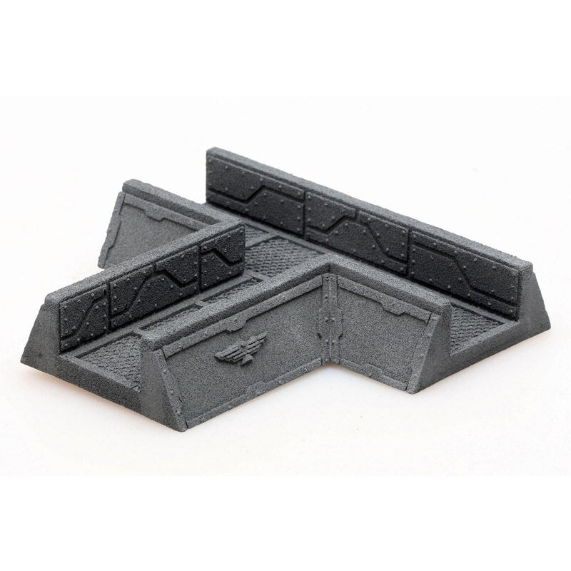 12752 - Ziterdes - Iron World Trench T-Section - Tabletop