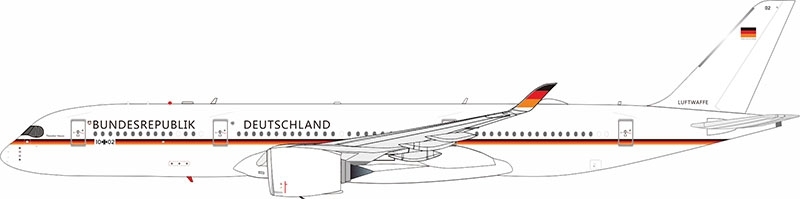 AV4159 - Aviation400 - Luftwaffe Airbus A350-900 Bundesrepublik Deutschland - 10+02  -