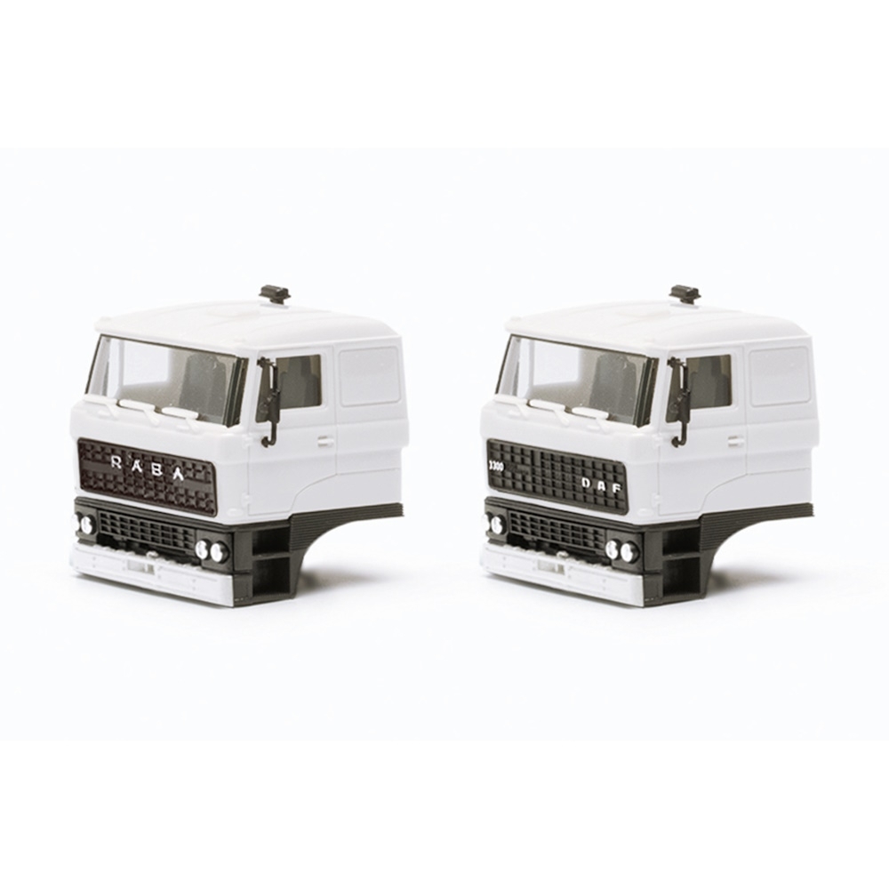 085809 - Herpa parts service - DAF 2800 / Rába cab, white - 2 pieces