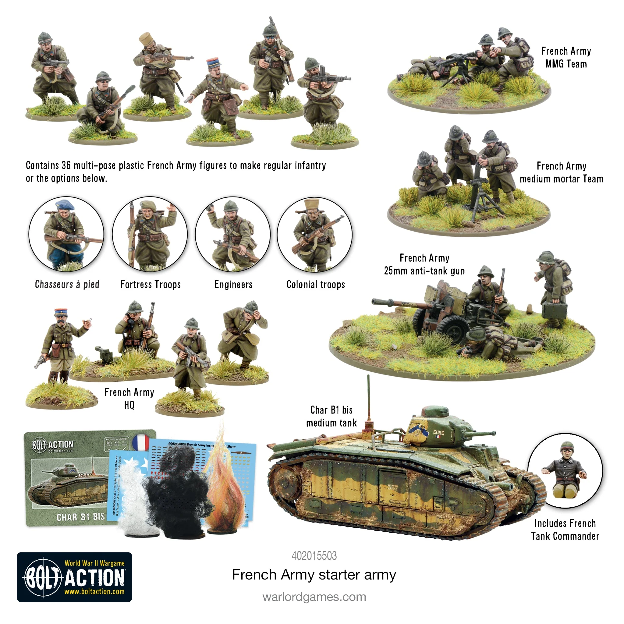 402015503 - Bolt Action - French - Starter Army Set