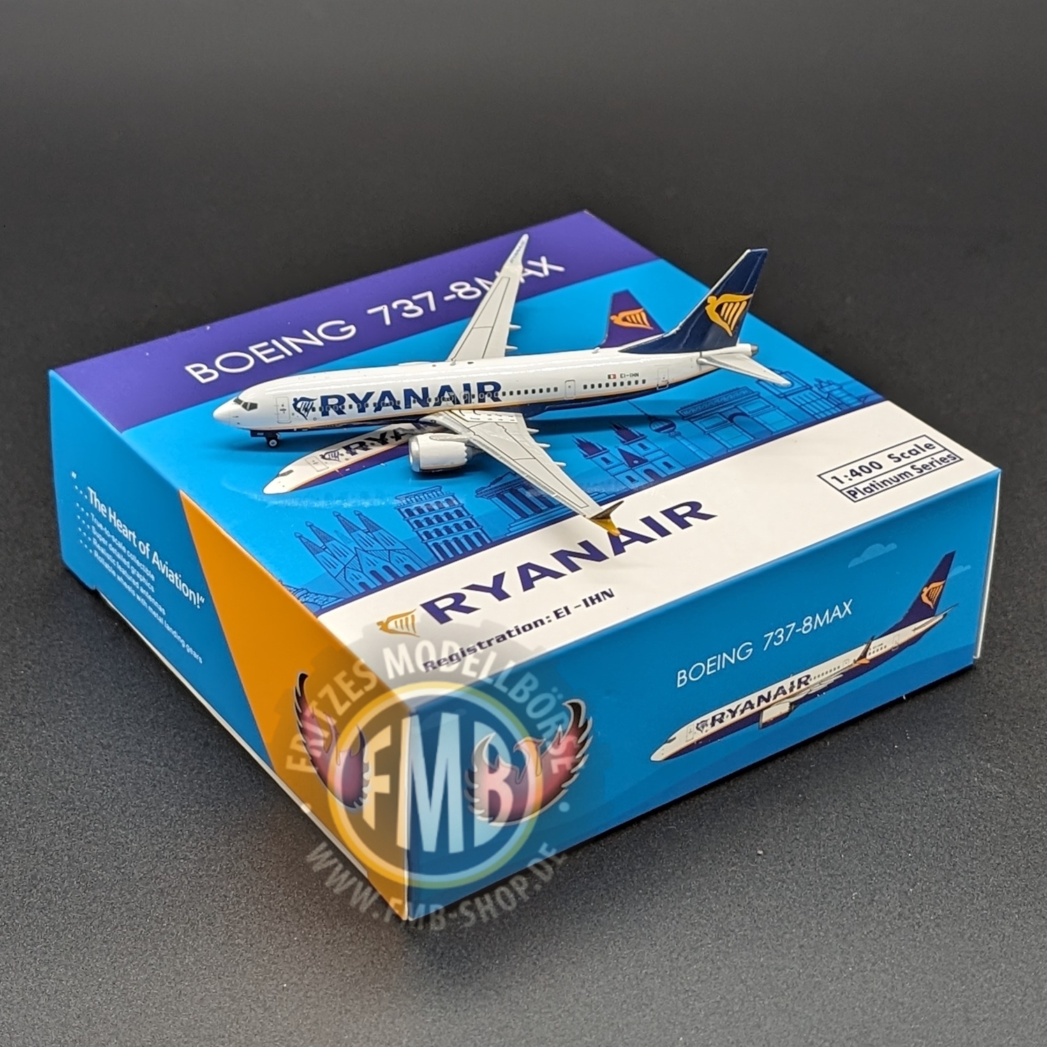 11849 - Phoenix Models - Ryanair Boeing 737 Max 8 - EI-IHN -