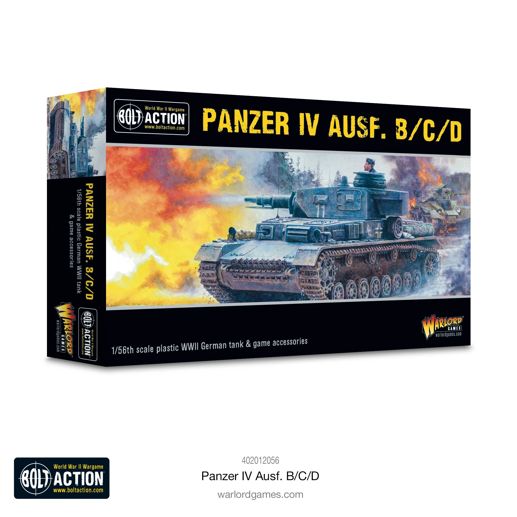 402012056 - Bolt Action - Germans - battle tank Panzer IV version B/C/D