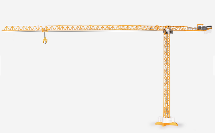 2036/0 - Conrad - Potain MDT 809 tower crane, yellow