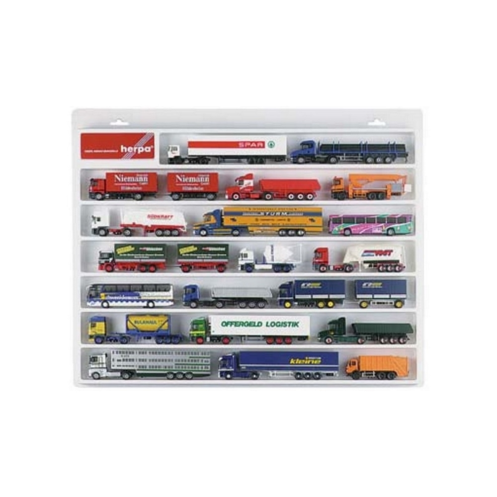 029216 - Herpa - truck showcase, white (57x45x3,5cm)