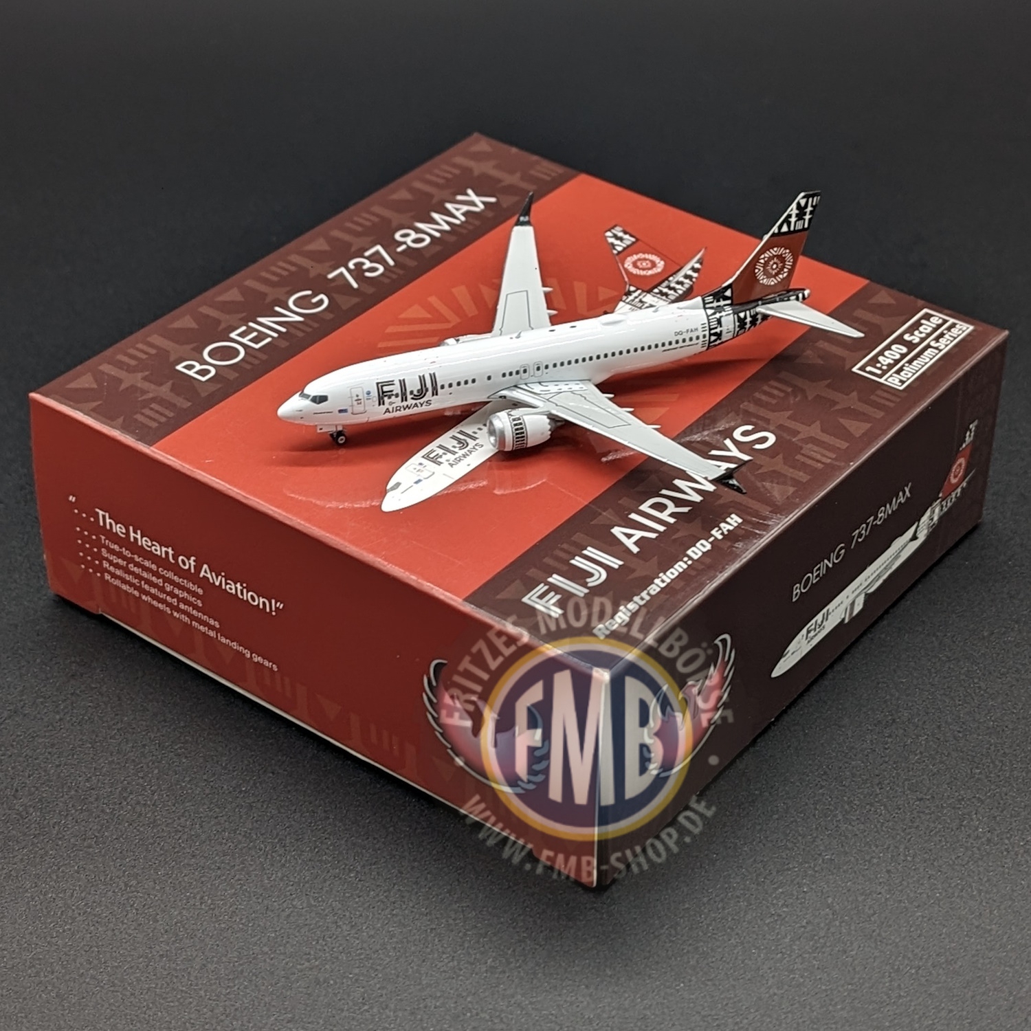 11853 - Phoenix Models - Fiji Airways Boeing 737 MAX 8 - DQ-FAH -