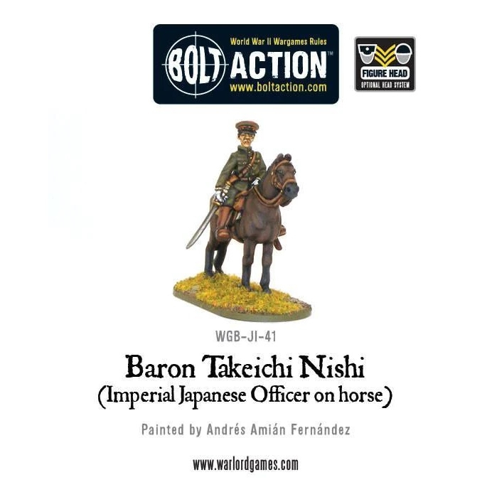 WGB-JI-41 - Bolt Action - Japanese - Baron Nishi - Imperial Japanese officer on horse