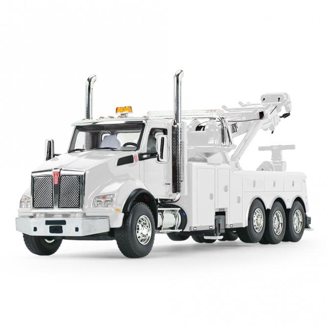 F5467 - First Gear - Kenworth T880 Century wrecker / tow truck, white