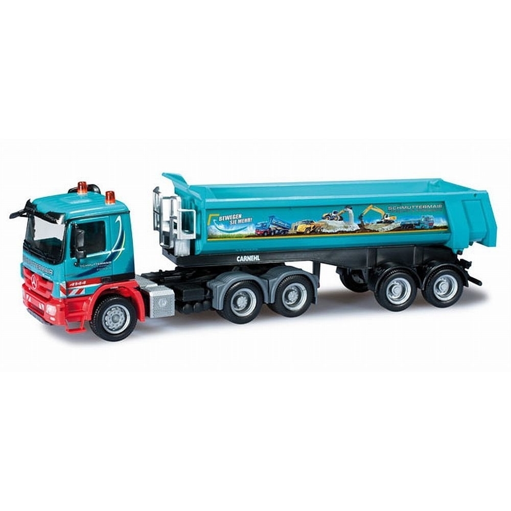 302487 - Herpa - Mercedes-Benz Actros M 6x4 Rundmulden-Sattelzug  "Schmuttermair"