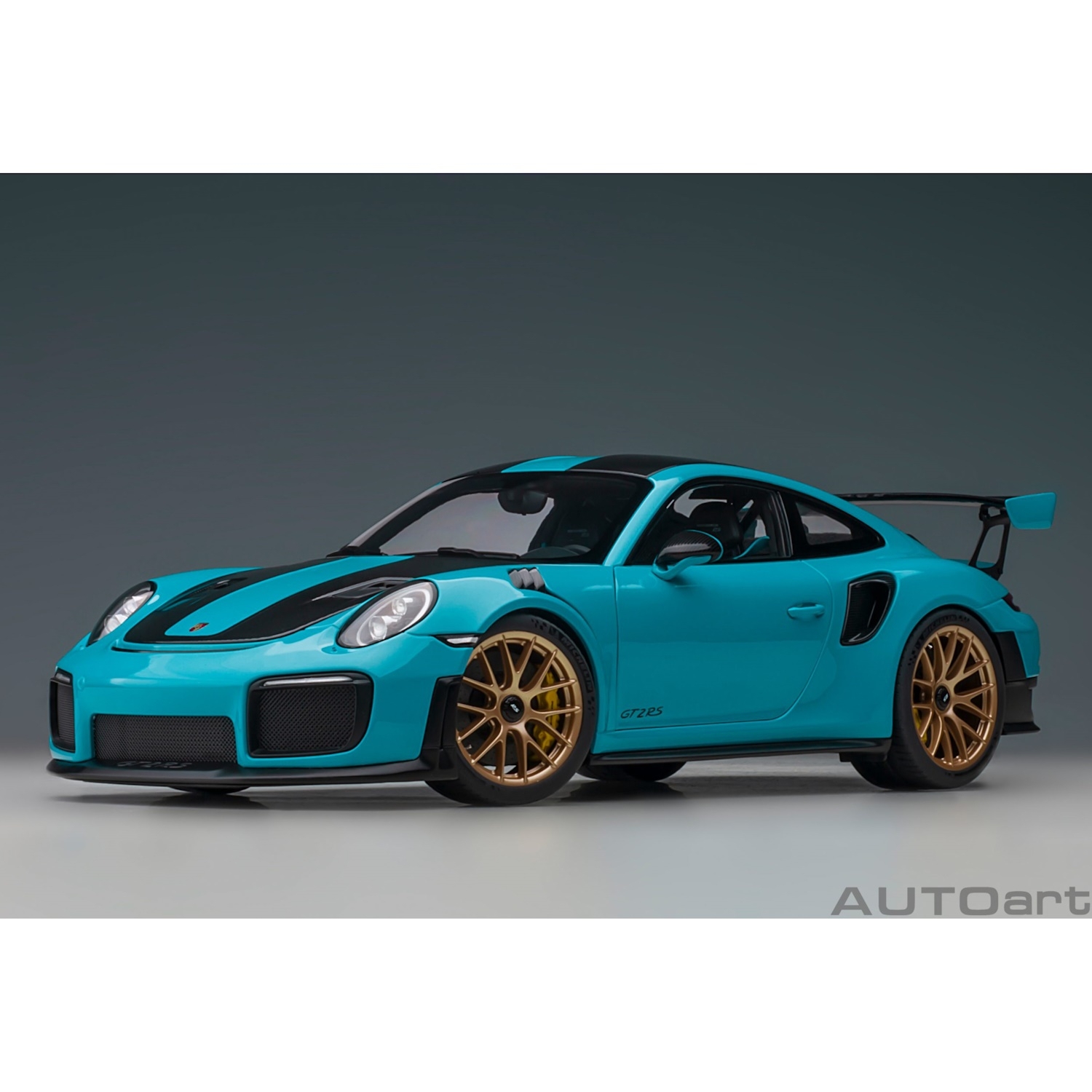 78175 - Autoart - Porsche 911 (991.2) GT2 RS Weissach Package, miami blue