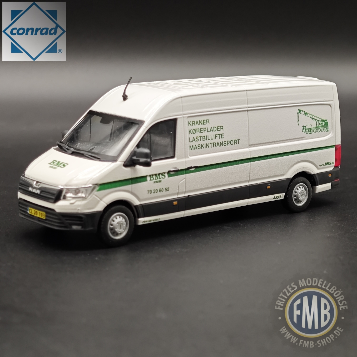 1615/09 - Conrad - MAN TGE 3.180 Kastenwagen - BMS Kruse - DK