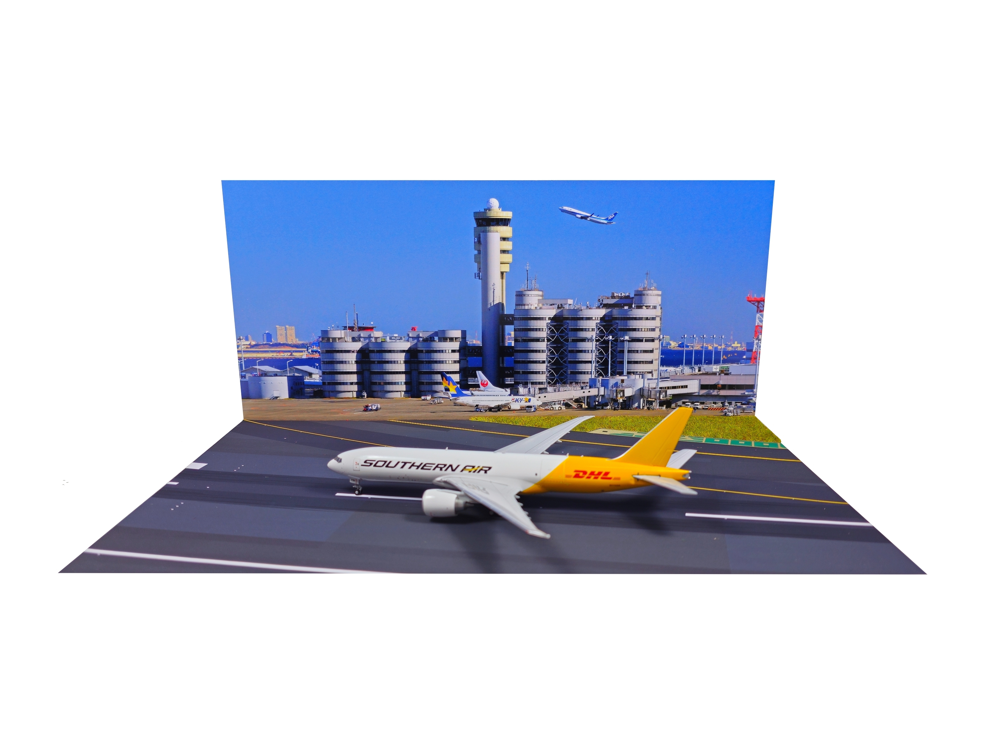 HND001 - A4 Airports - Tokyo Haneda HND Airport Codes - cardboard construction set