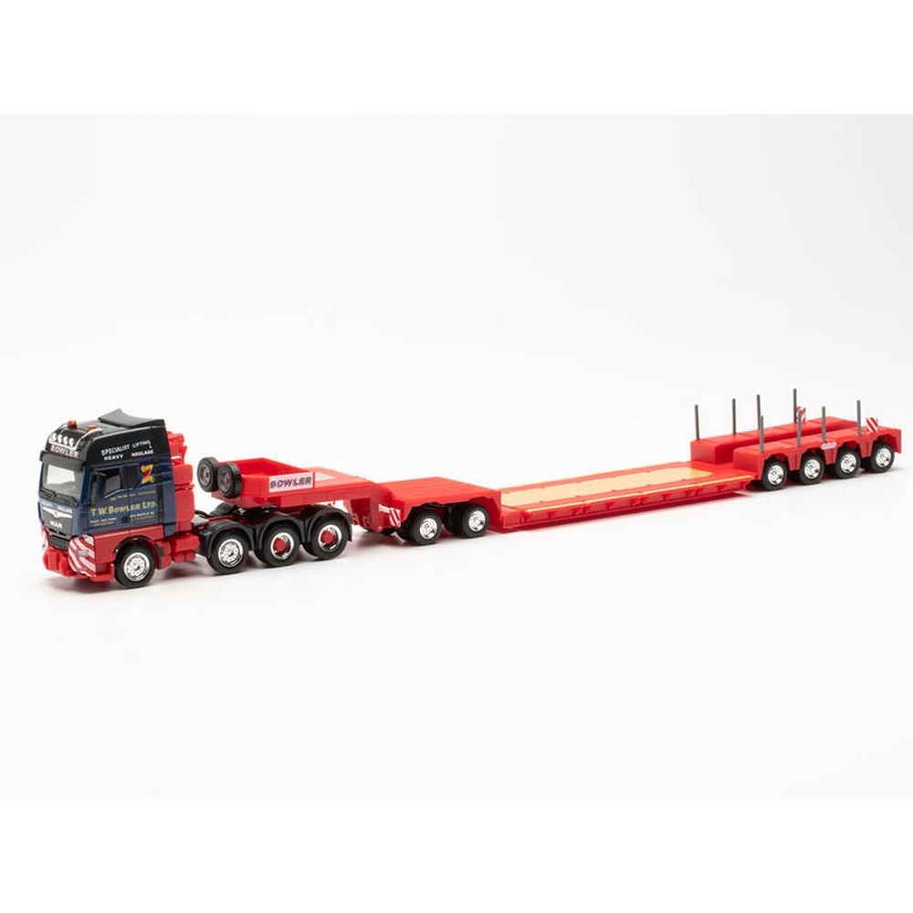 315814 - Herpa - MAN TGX GX 8x4 Tieflade-Sattelzug 2/4achs "Bowler" GB