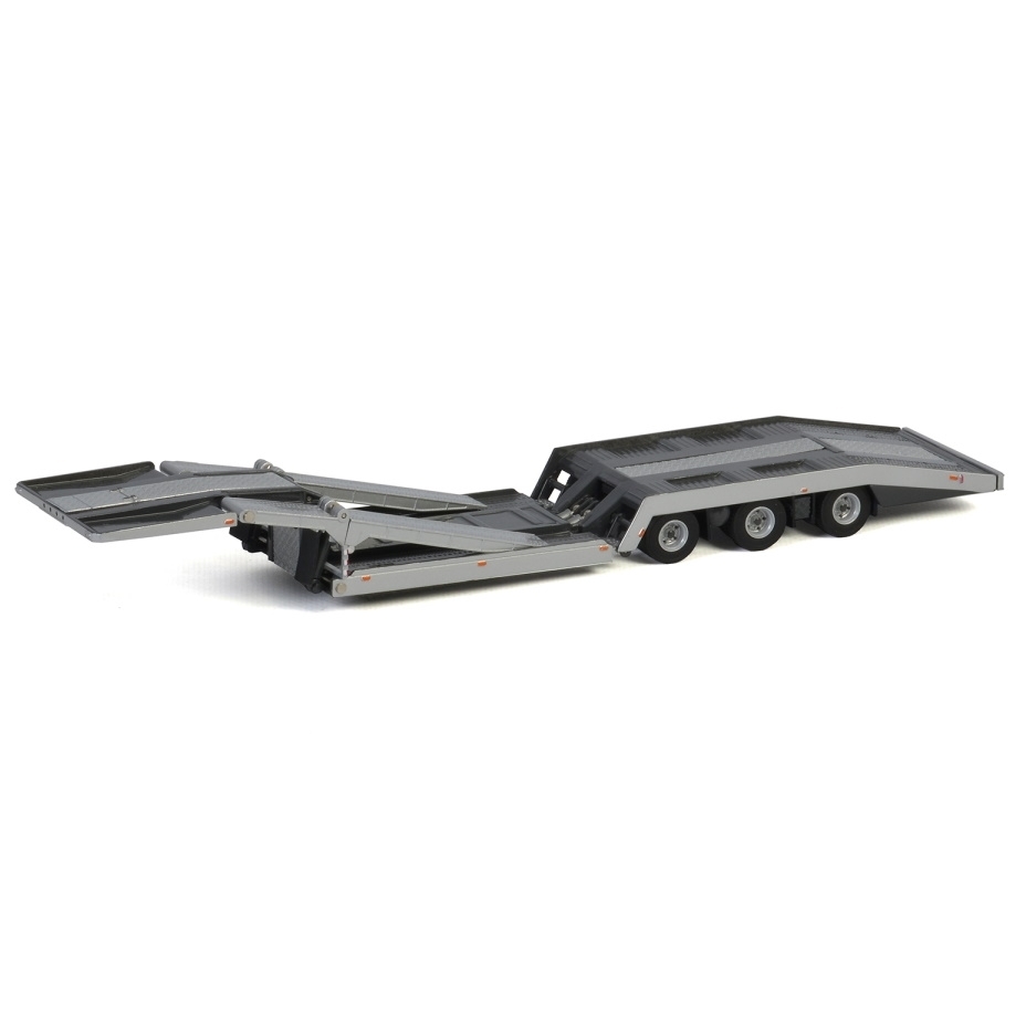 04-2114 - WSI - truck transporter 3axle  - silver -