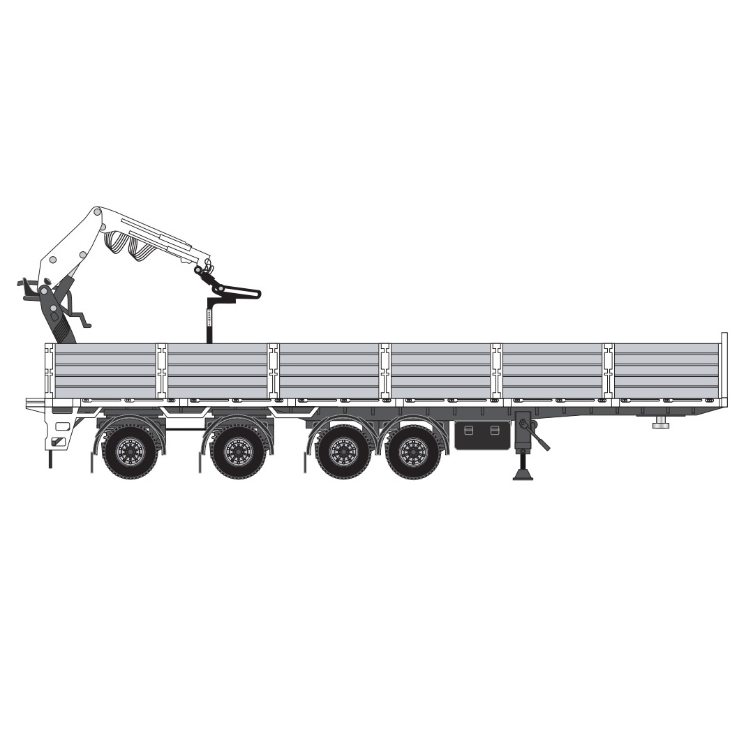 77867 - Tekno Parts -  Meiller stone trailer 4axle