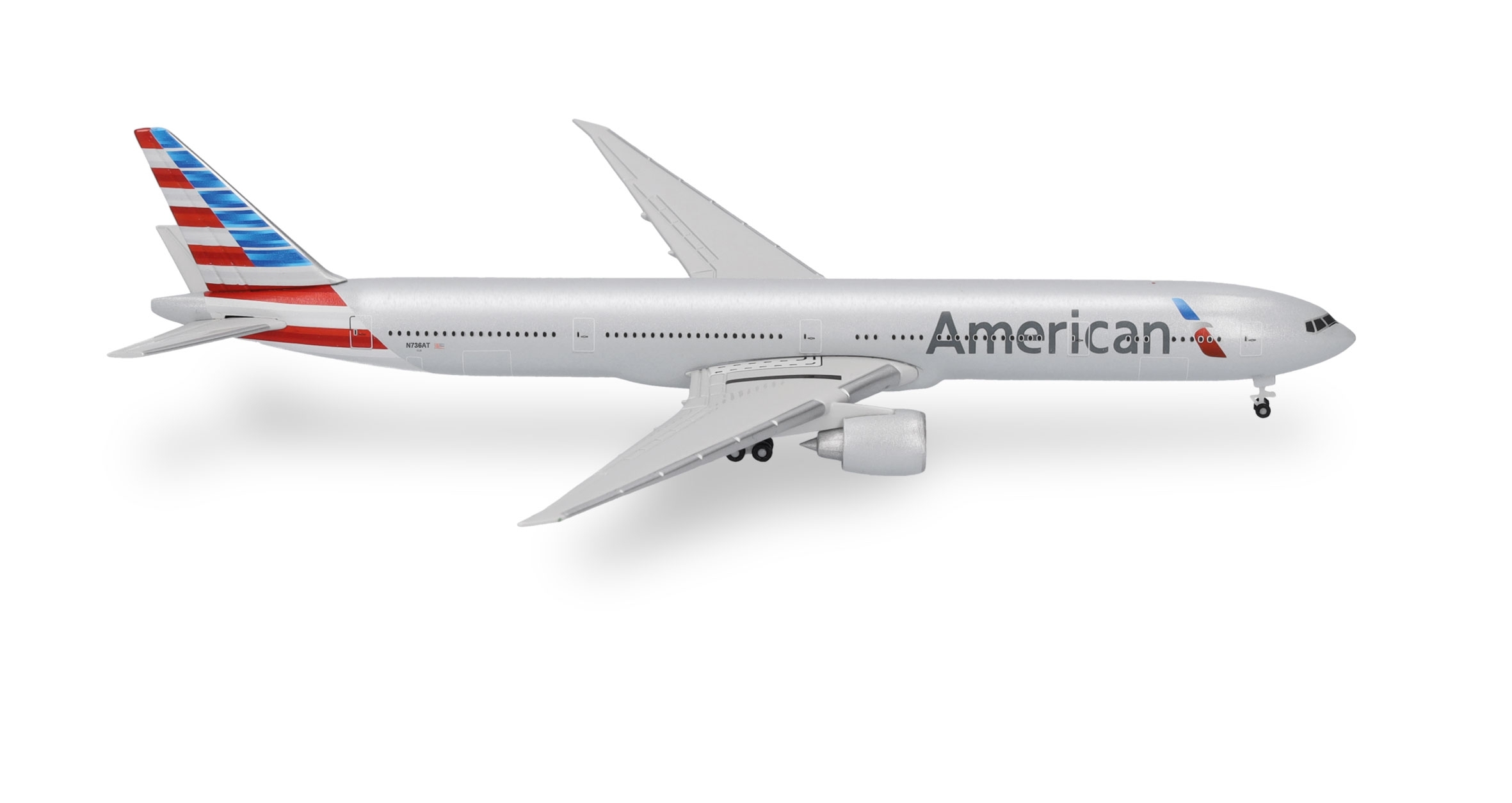 523950-003 - Herpa Wings - American Airlines Boeing 777-300ER - N736AT -