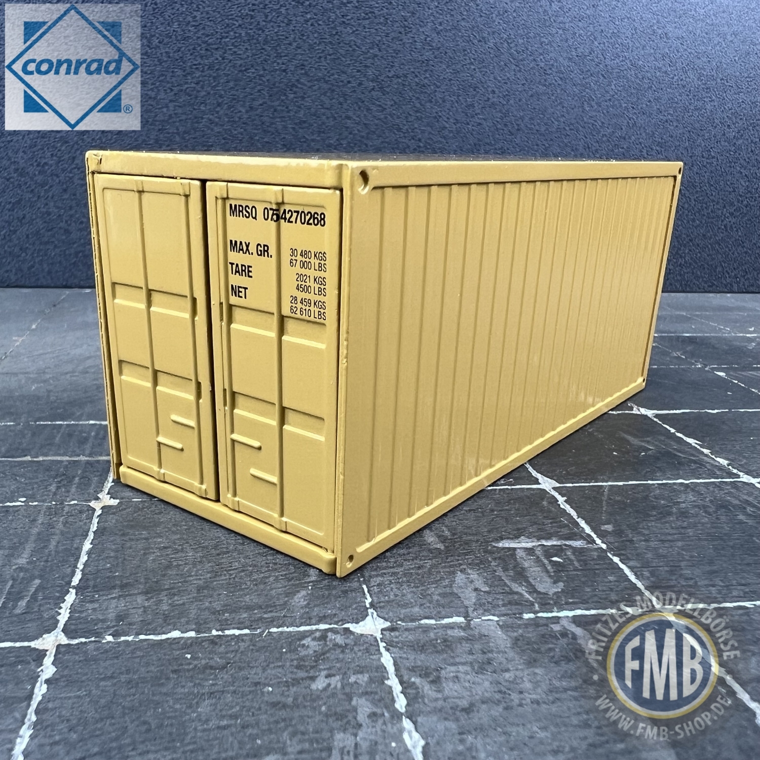 99928/18 - Conrad - 20 ft Container, yellow