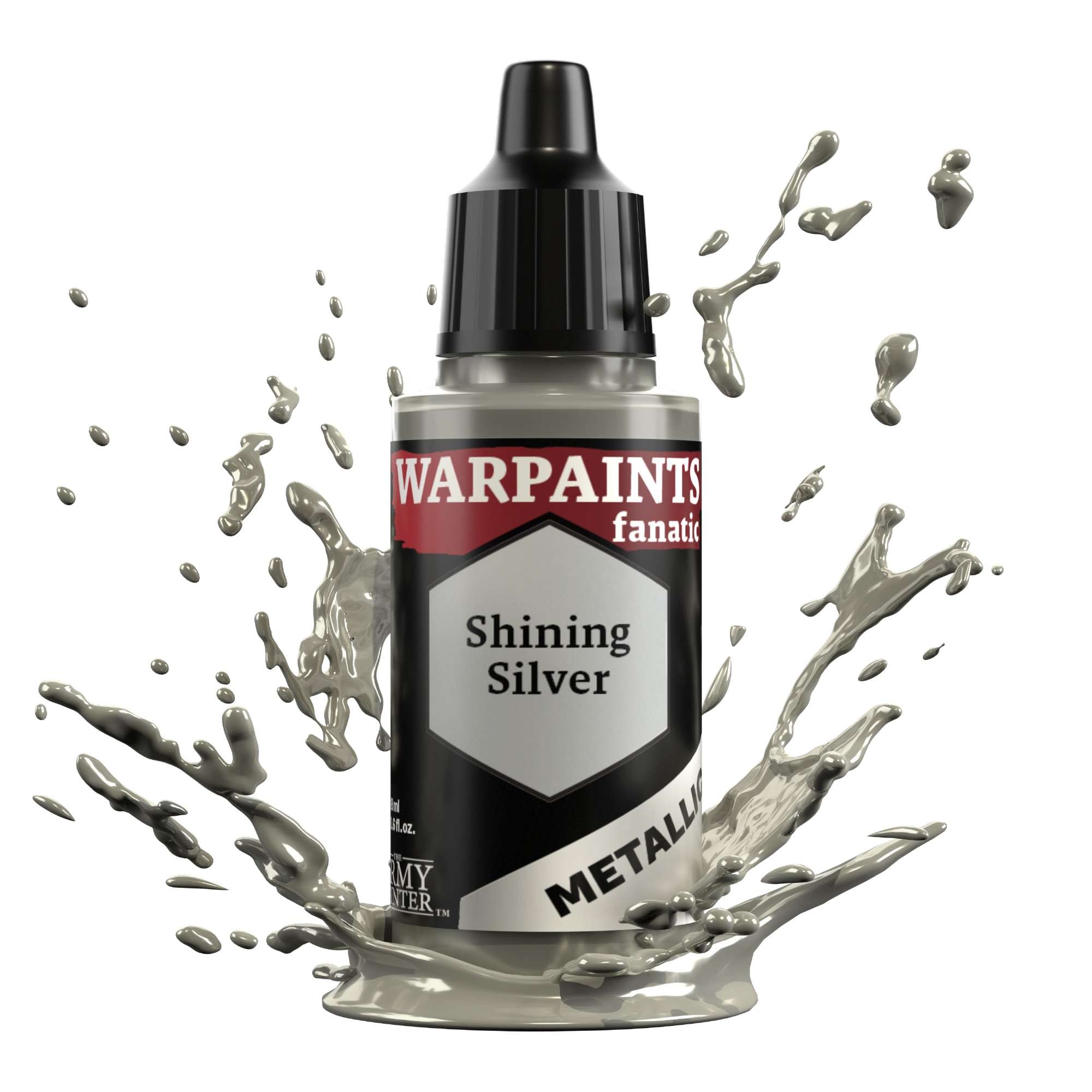 WP3191 - Metallic - Warpaints Fanatic - The Army Painter - Shining Silver