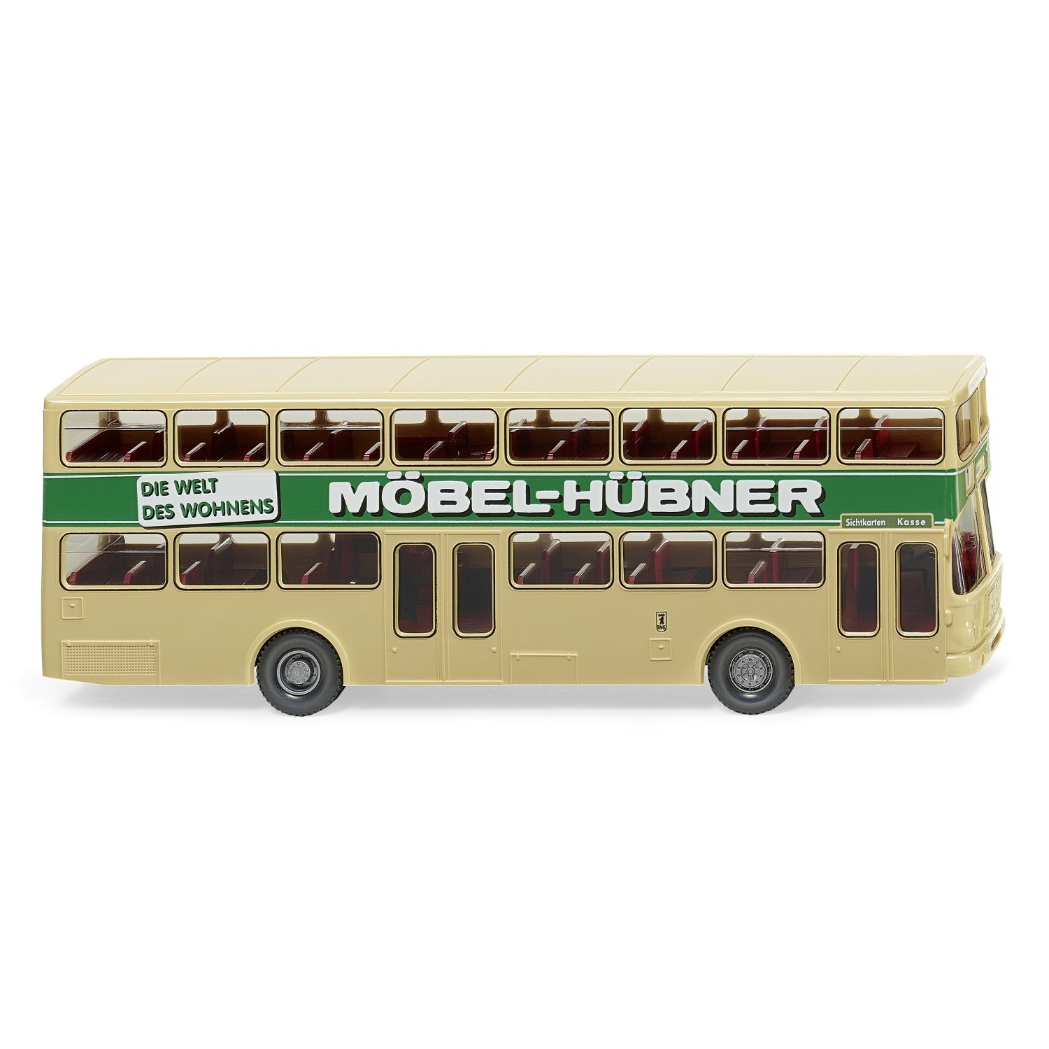 073004 - Wiking - MAN SD 200 Doppeldeckerbus - Möbel-Hübner (1973-85)