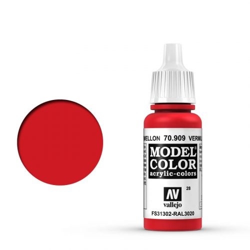 VA70909 - Vallejo - MODEL COLOR - VERMILLION 17ml