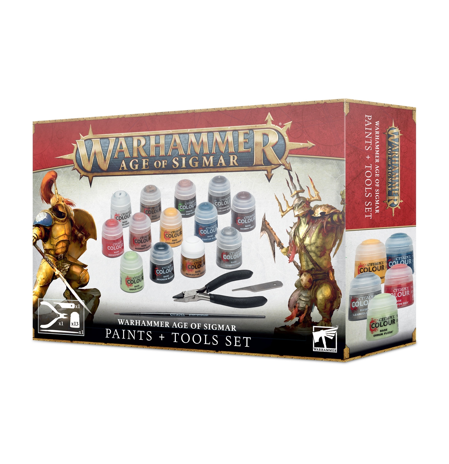 80-17 - Warhammer Age of Sigmar - paints + tools - Starter-Set - Tabletop