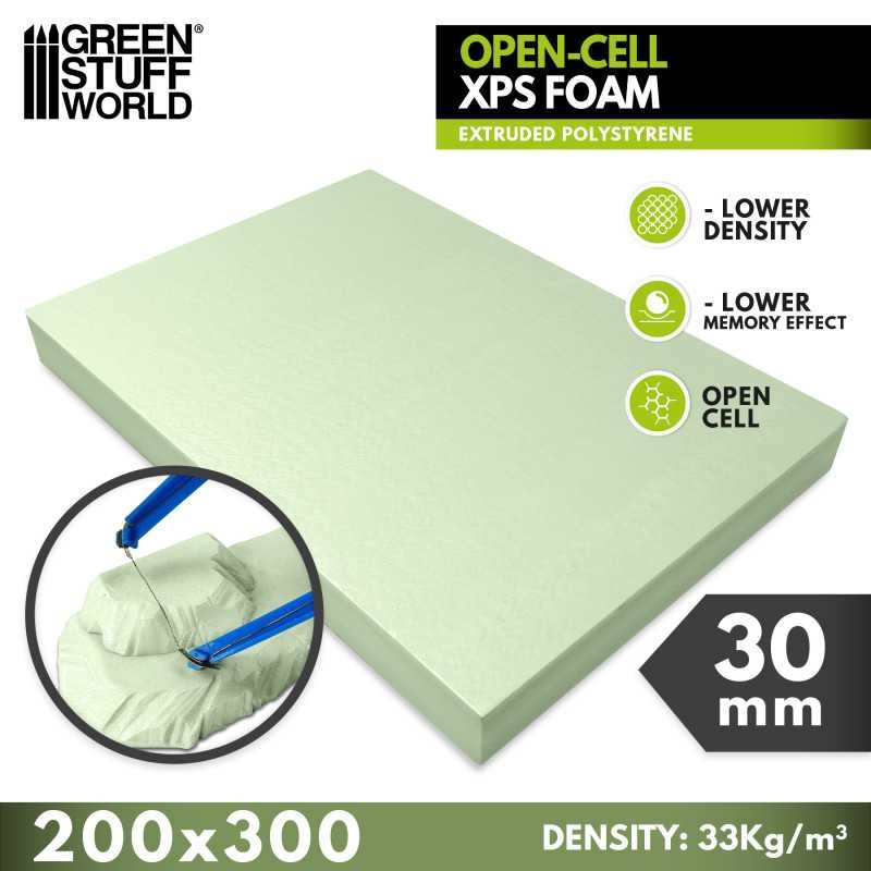 5140 - Green Stuff World - Offenzelliger Extrudiertes Polystyrol XPS 30mm