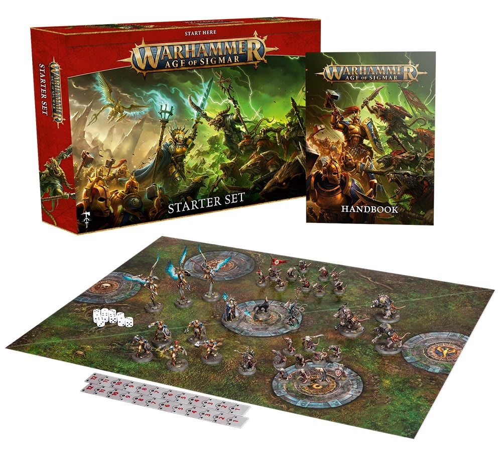 80-19 - Warhammer Age of Sigmar- Starter Set -  ( German ) - Tabletop